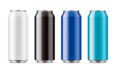 Aluminum cans for drinks