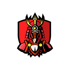 Sport Logo samurai Warrior