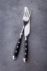 fork and knife, isolated