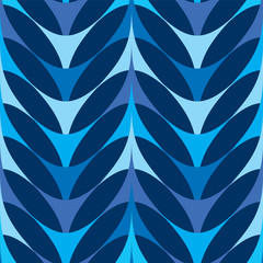 Modern blue pattern