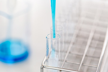 Analysis starch for study Chemical composition in laboratory.