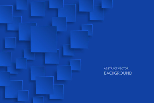 Vector dark blue modern abstract background