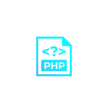 PHP code vector icon