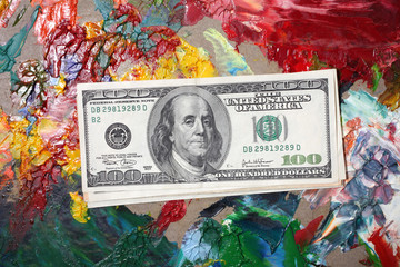 The price of contemporary art market