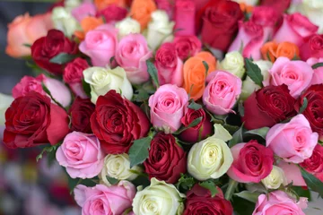 Tischdecke Mischung aus Rosen © Anthony PELLIEUX