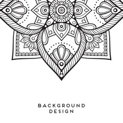 Vector mandala background