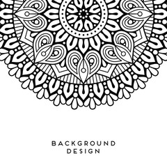 Vector mandala background