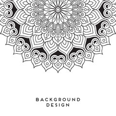 Vector mandala background