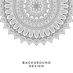 Vector mandala background