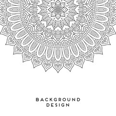 Vector mandala background