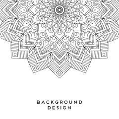 Vector mandala background