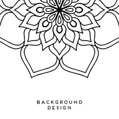 Vector mandala background