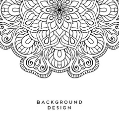Vector mandala background