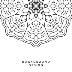 Obraz premium Vector mandala background