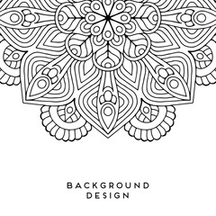 Vector mandala background