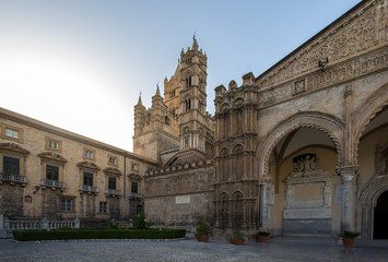 Fototapeta na wymiar Palermo cathedral, Italy