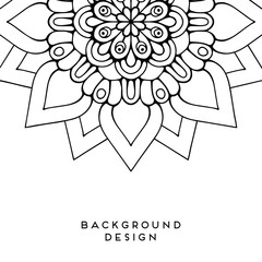 Vector mandala background