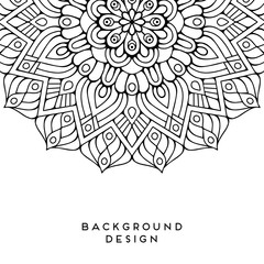 Vector mandala background