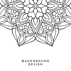 Vector mandala background