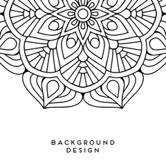Vector mandala background