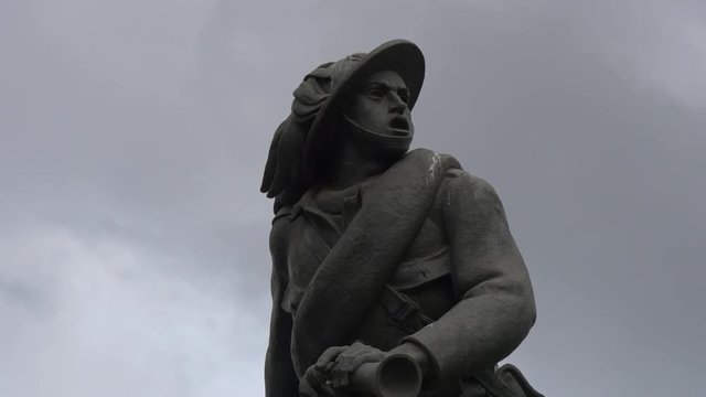 Soldier statue