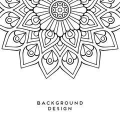 Vector mandala background