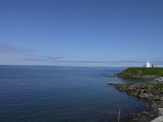 納沙布岬。根室　北海道　日本。７月上旬。