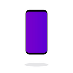 Phone icon vector, simple illustration for web or mobile app