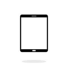 Tablet icon, vector illustration technology flat design graphic