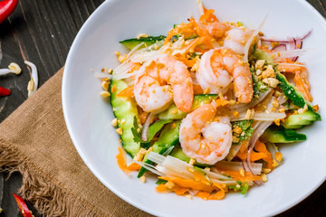 Vietnamese shrimp salad