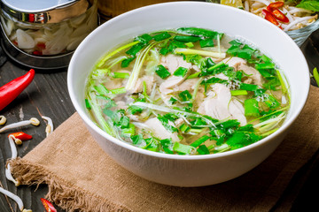 Vietnamese soup Pho GA