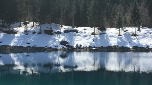 Drohnenflug Caumasee