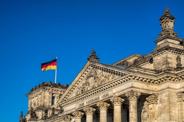 Obraz premium Berlin, budynek Reichstagu