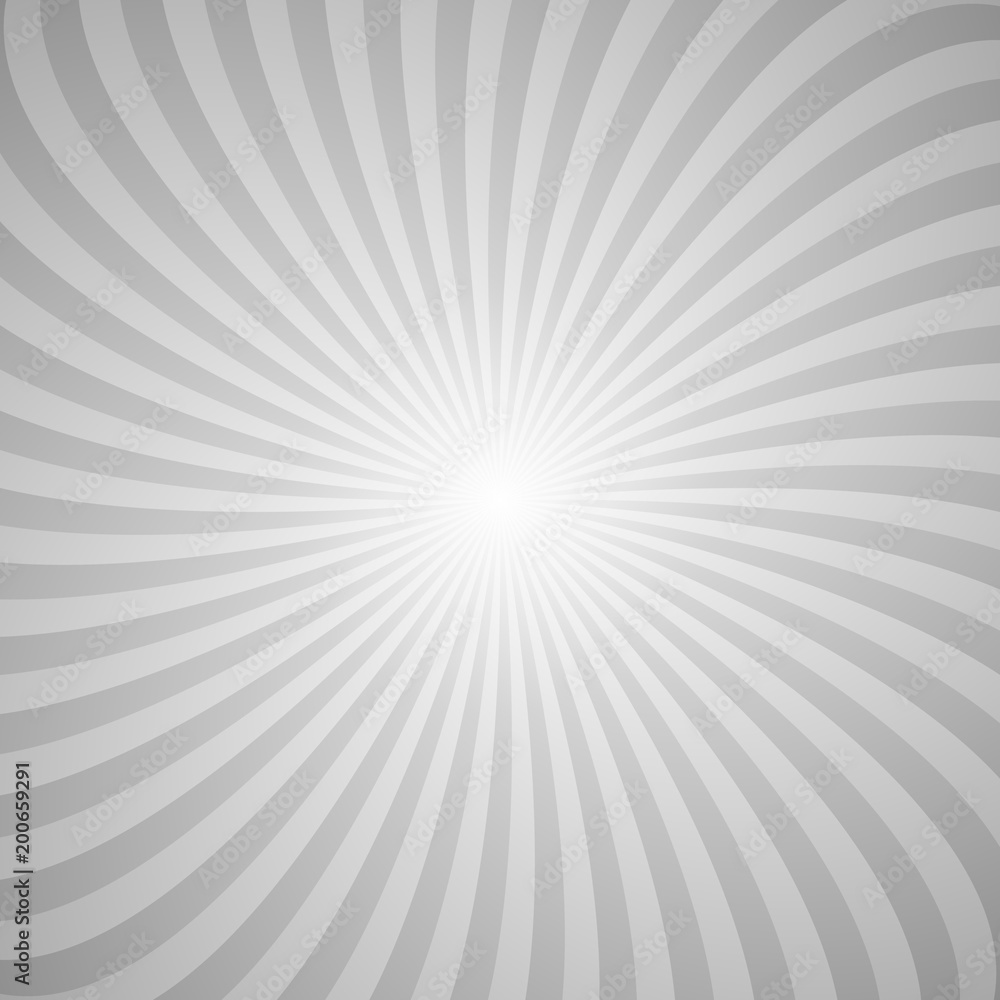 Poster spiral abstract background - gradient vector design from rotating rays