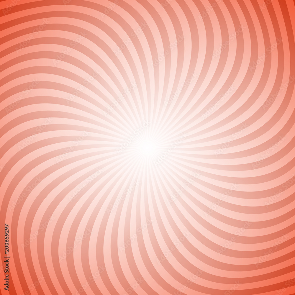 Aufkleber geometrical abstract spiral background - gradient vector design