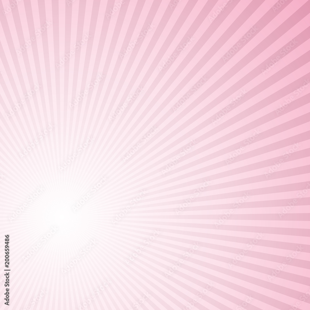 Poster abstract retro gradient sun rays background design - vector design