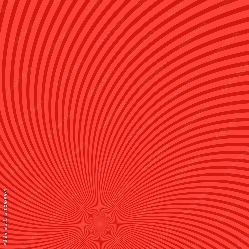 Poster red abstract spiral pattern background - vector design