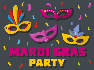 Carnival show logo. Flat illustration of carnival show vector logo for web