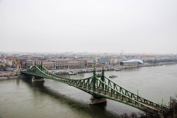 Fototapeta na wymiar Liberty Bridge budapest