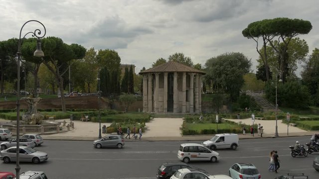 The Temple of Hercules Victor, Rome