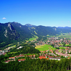 Fototapeta na wymiar OBERAMMERGAU ( bei Garmisch-Partenkirchen )
