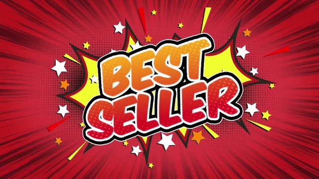 best seller Word Retro Cartoon Comic Bubbles Popup Style Expressions Colored Bomb and Smoke Strip Dotted and red Speed Radial line Seamless loop Animation black / green screen 4k doodle background