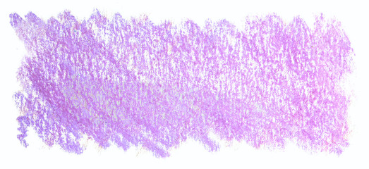 violet wax pencil, crayon. A flourish on paper is a rectangle. texture on a white background.