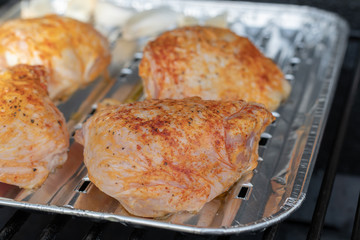 chicken auf dem Grill