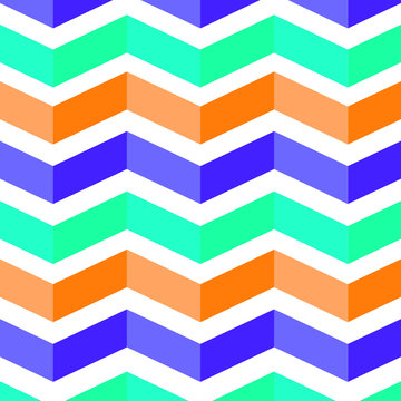 blue orange violet geometrical Leporello stripes element style moder vector abstract background