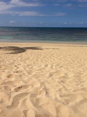 Fototapeta na wymiar Sandy beach in Dominican Republic