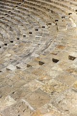 Ancient Curium amphitheatre in Kourion, Cyprus