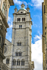 Fototapeta na wymiar Genoa Cathedral in Italy