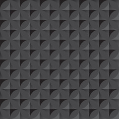 Seamless black abstract geometric dark shadow facet pattern