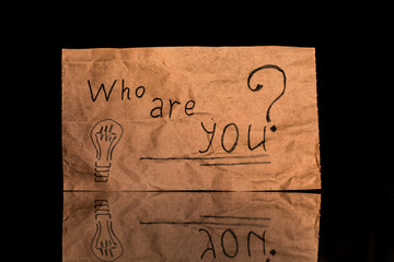 A note, who are you?